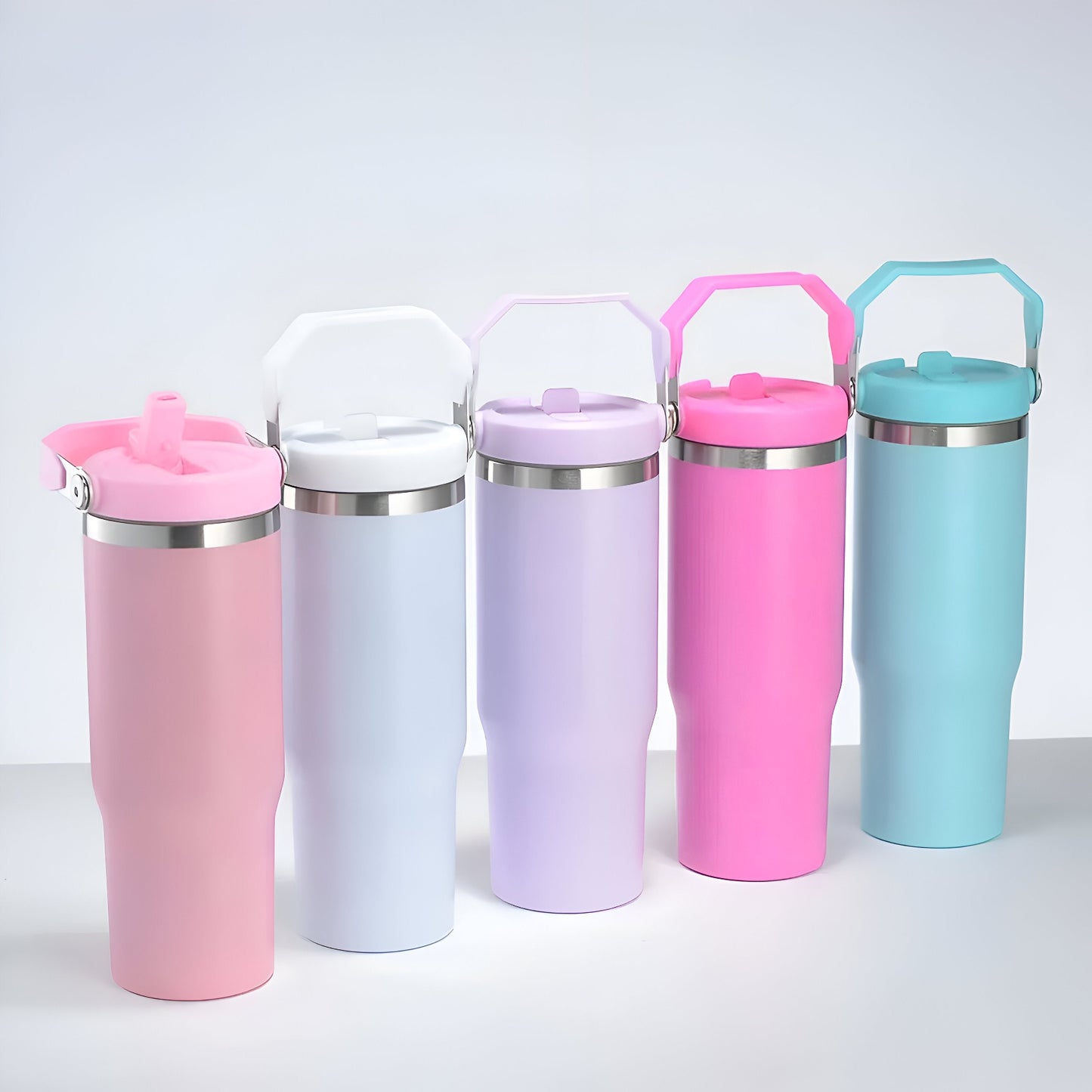 Clearance 30oz Sublimation Tumbler with swing handle