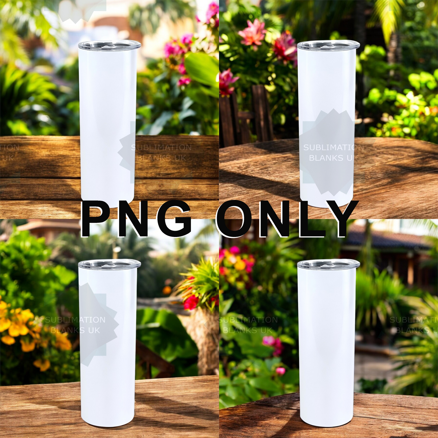 20oz straight skinny tumbler mockups - multiple designs to choose from