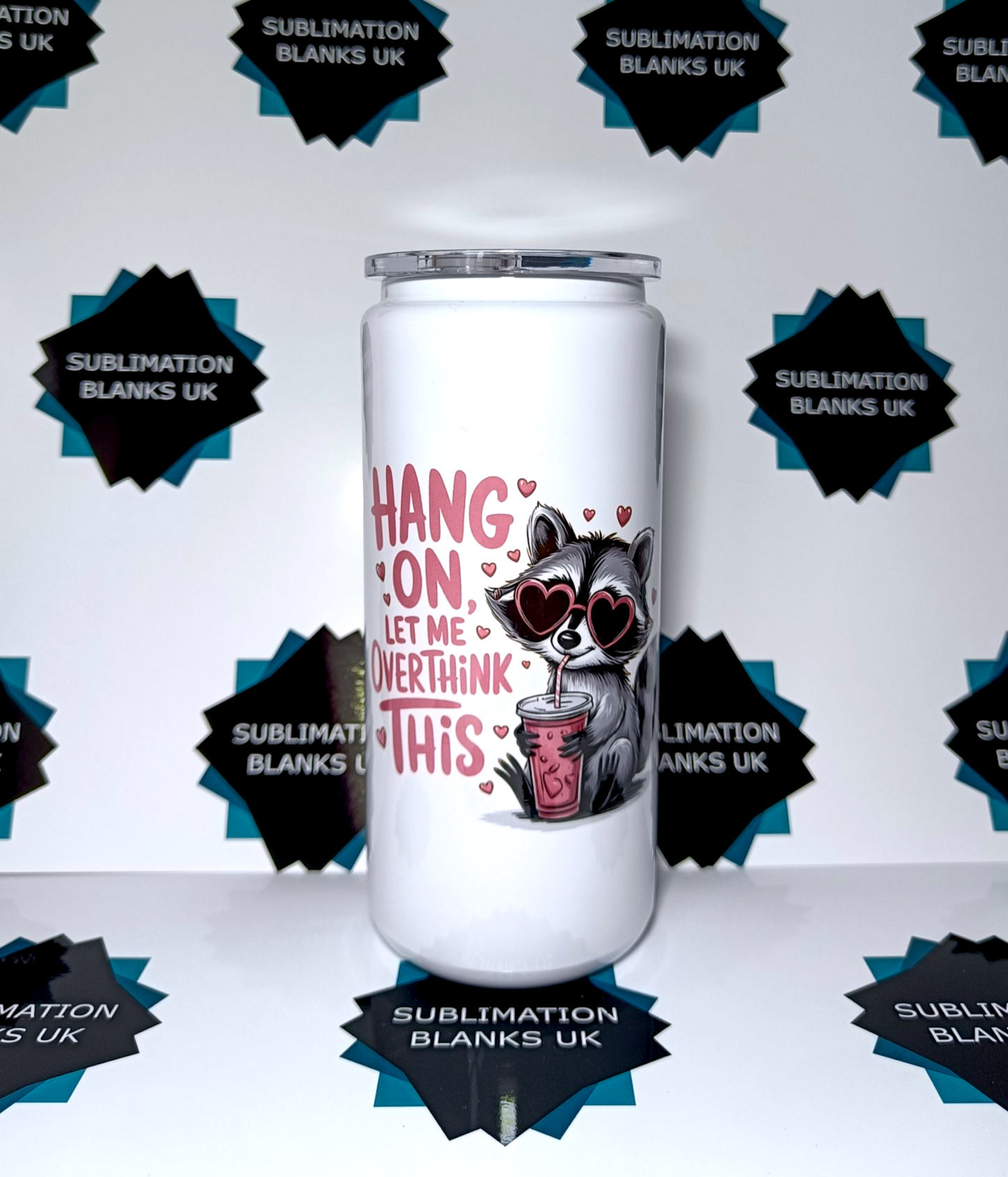 Pack of 10 x 16oz stainless steel sublimation tall can