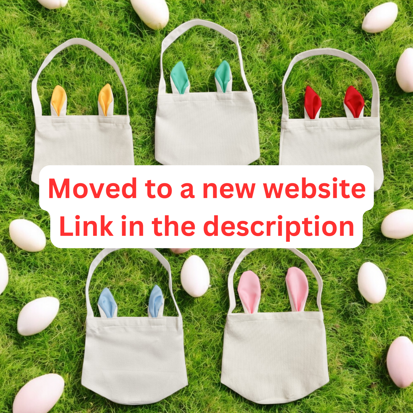 25x Sublimation Easter bags