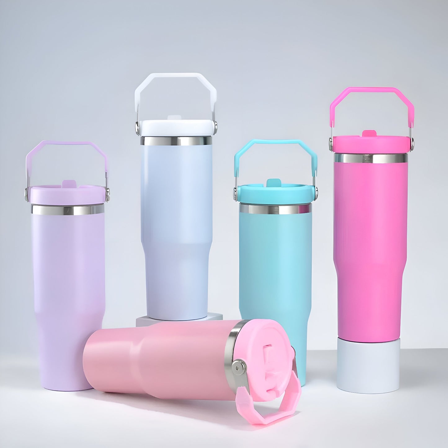 Clearance 30oz Sublimation Tumbler with swing handle