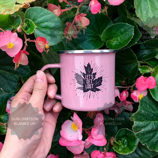 CLEARANCE 12oz sublimation enamel mugs