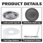 15oz sublimation tumbler - Flat Edge