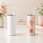 15oz sublimation tumbler - Flat Edge