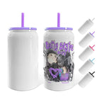 Coloured lids and straws for 16oz cola cans