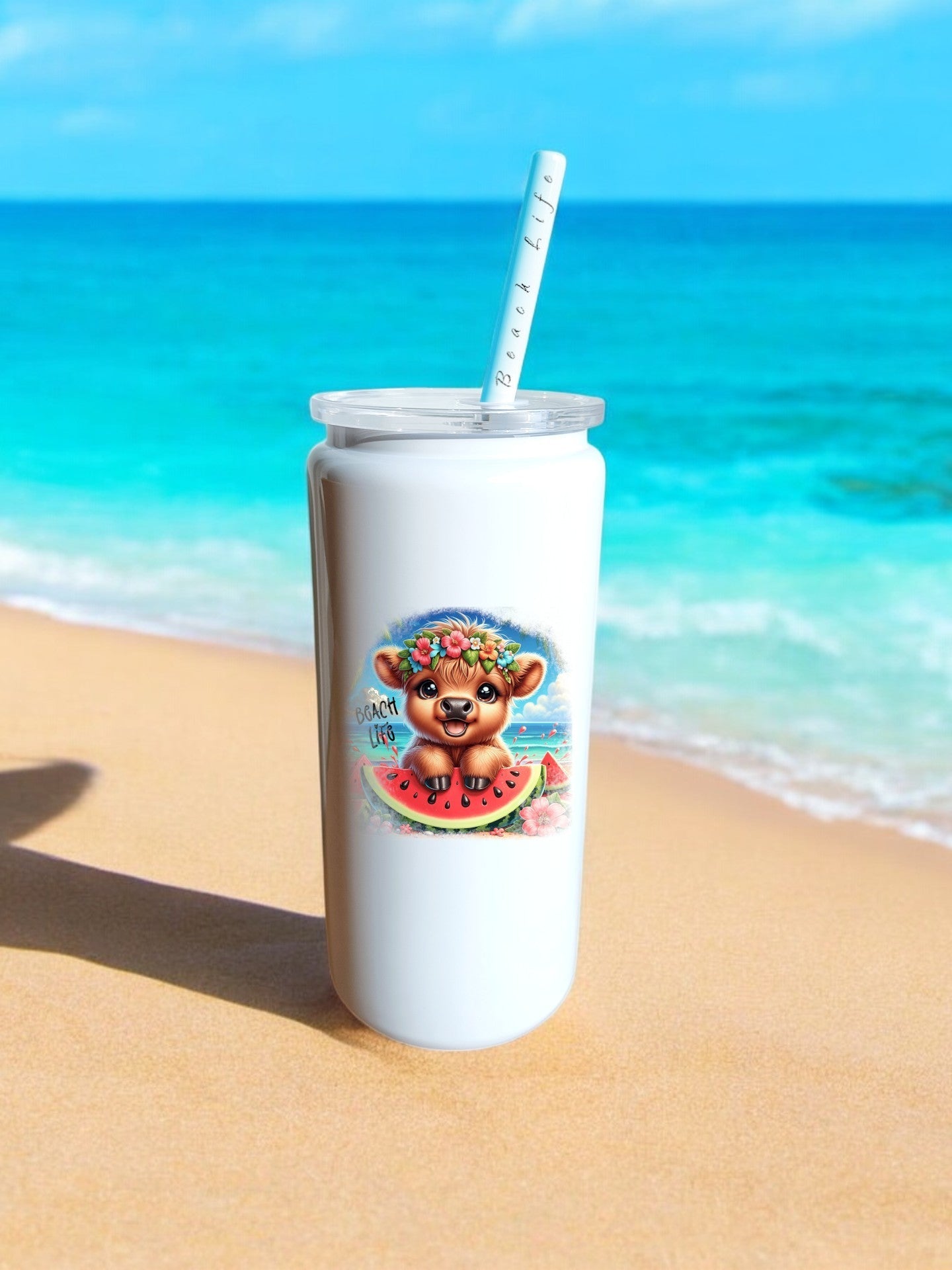 CLEARANCE Pack of 10 x 16oz stainless steel sublimation tall can