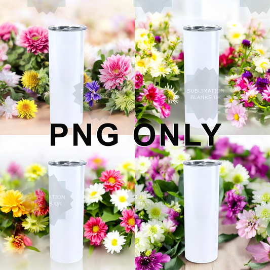 20oz straight skinny tumbler mockups - multiple designs to choose from