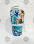 LEAKPROOF coffee mug - sublimation travel tumbler