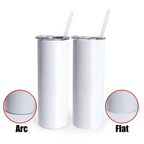 20oz sublimation tumbler - Flat Edge