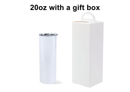 20oz tumbler with a gift box