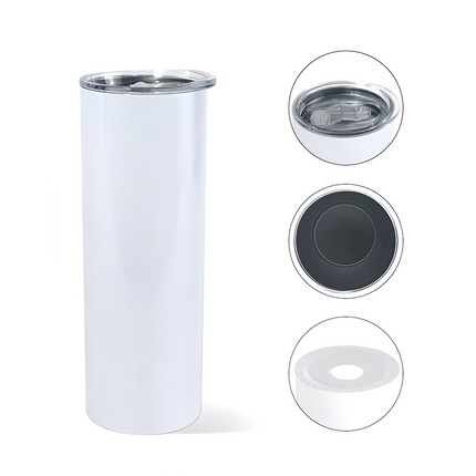 20oz sublimation tumbler - Flat Edge