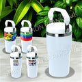 20oz leakproof sublimation tumbler, flip straw, swing handle