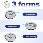 CLEARANCE 2in1 sublimation tumbler with a glass