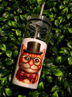 CLEARANCE 2in1 sublimation tumbler with a glass