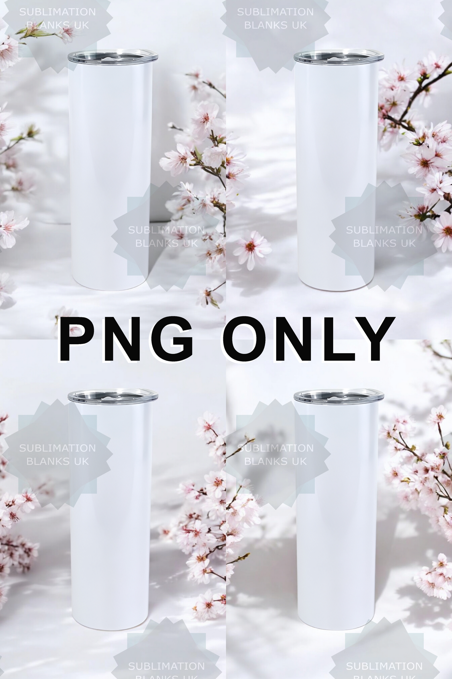 20oz straight skinny tumbler mockups - multiple designs to choose from