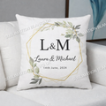 White Linen Sublimation Cushion Cover
