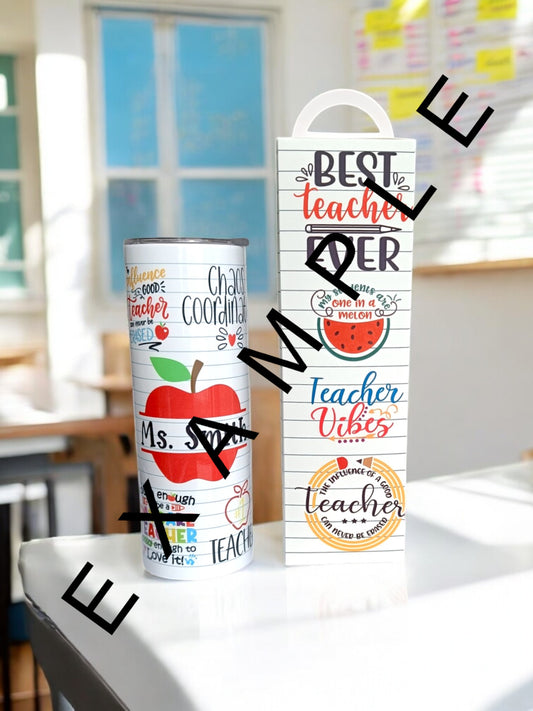 20oz tumbler with a gift box