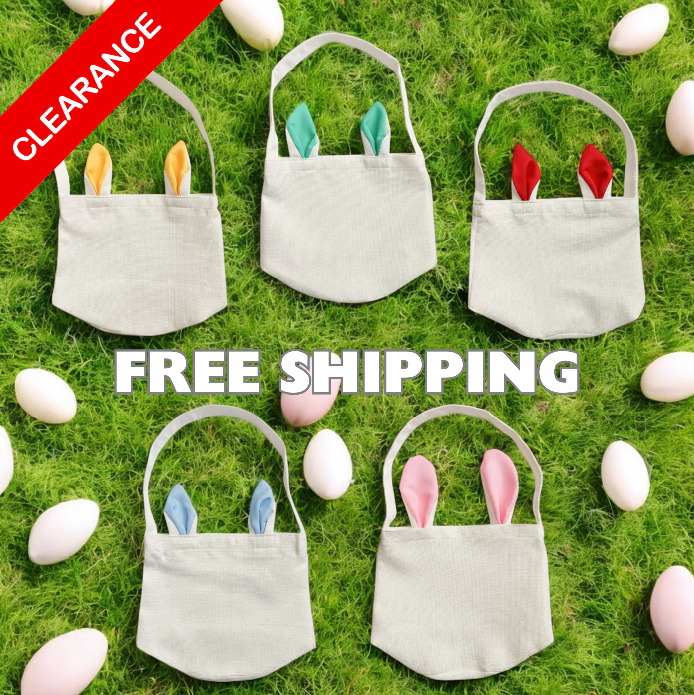CLEARANCE BOX 50xSublimation Bunny-eared bags