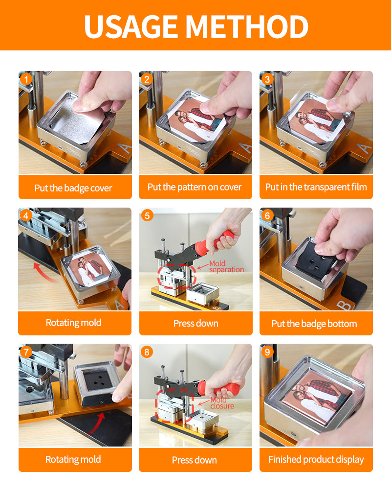50*50mm Fridge Magnet Making Set