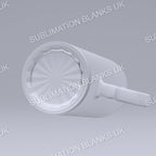 2x 16oz Frosted Sublimation Beer Steins