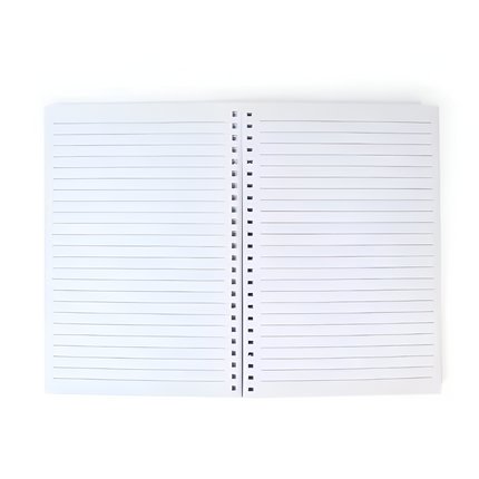 A5 spiral sublimation notebook