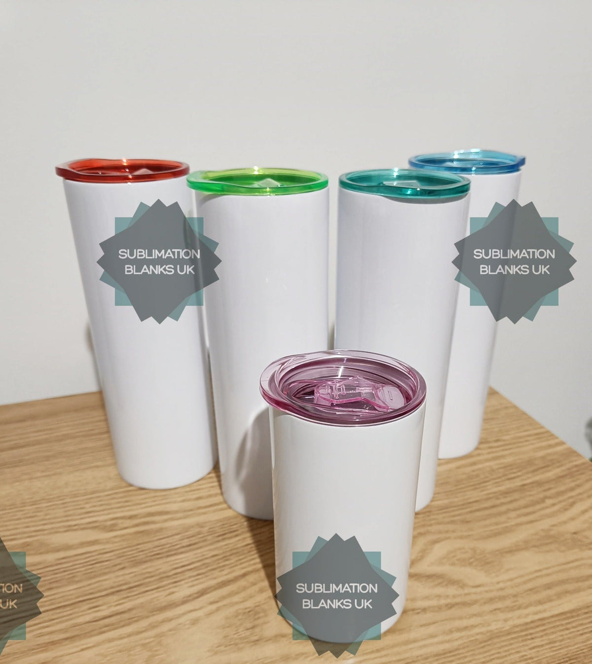 Replacement Lids For 20oz Skinny Tumblers - 2.75" Mouth, Clear, 1/3 Pack