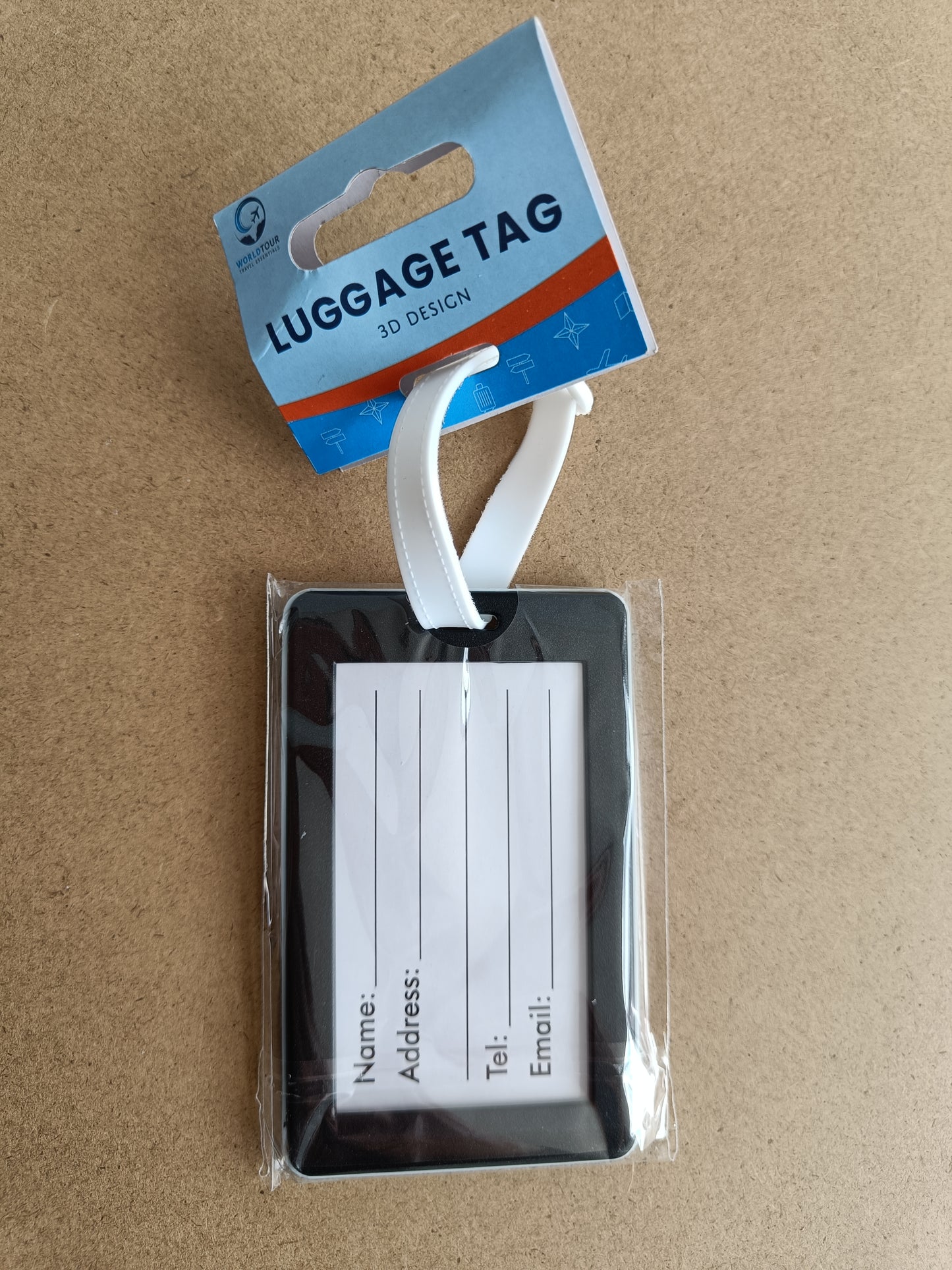 Clearance 4x 3D Kids PVC Luggage Tag
