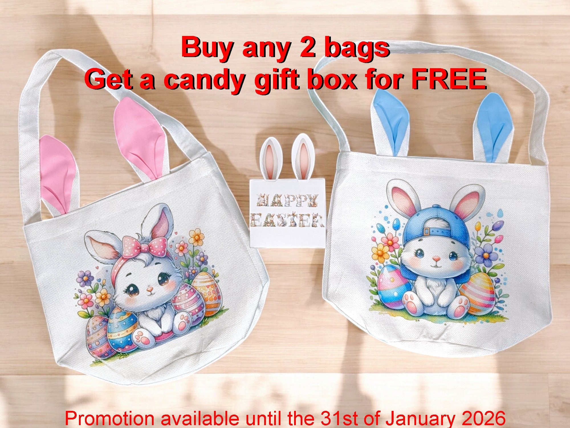Sublimation Bunny-eared bags