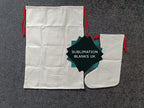 Linen Sublimation Santa Sack
