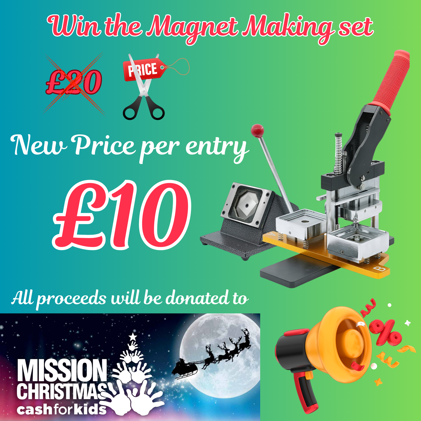 Magnet Making set - Raffle / Fundraiser