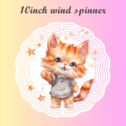 Clearance 10inch sublimation wind spinners