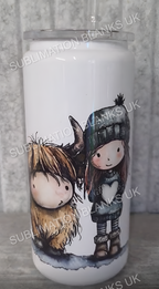 CLEARANCE 16oz stainless steel sublimation tall can