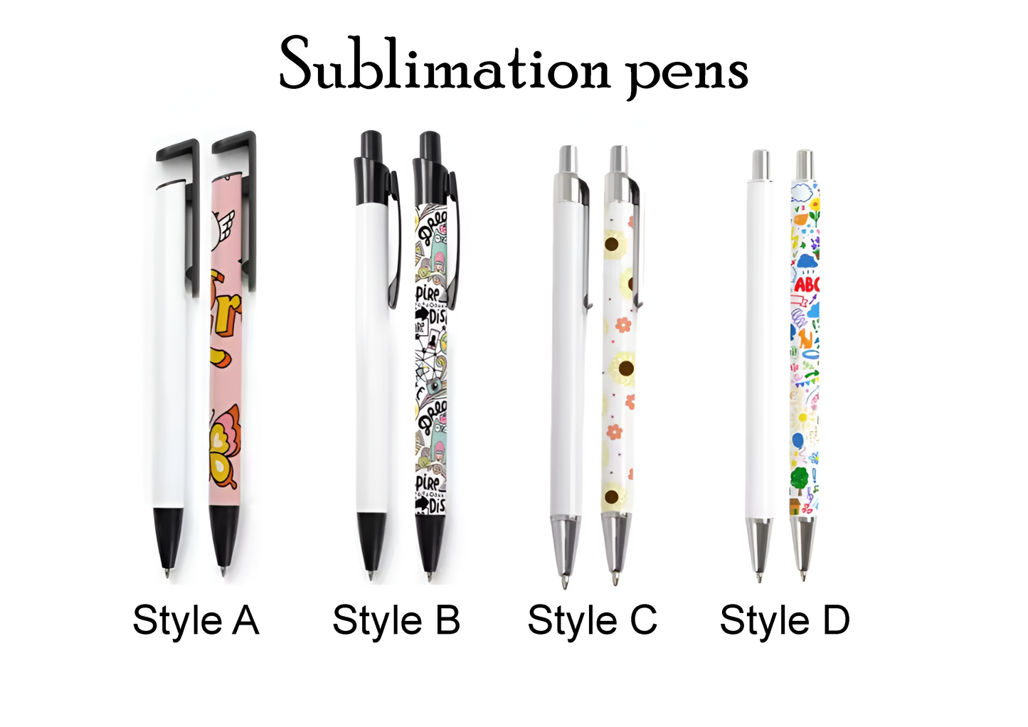 Pack of 10 Sublimation pens