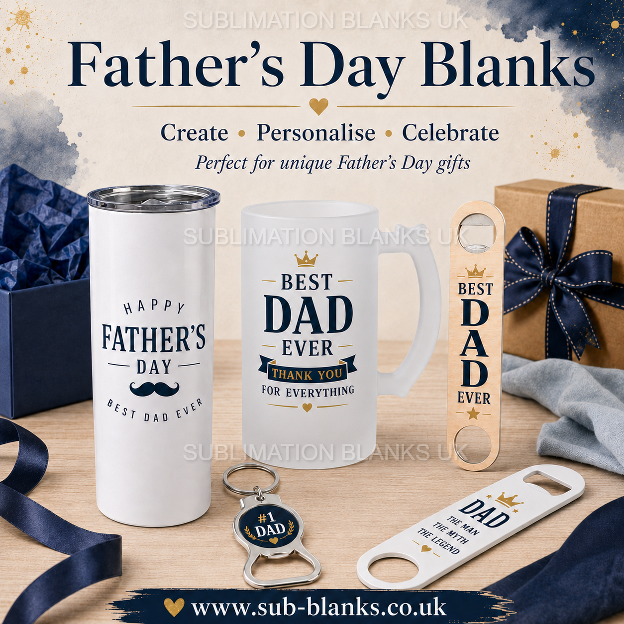 24x 16oz Frosted Sublimation Beer Steins