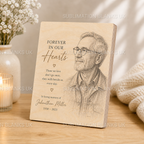 Plywood Photo Frame - Sublimation 
Memorial keepsake 