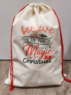 Linen Sublimation Santa Sack