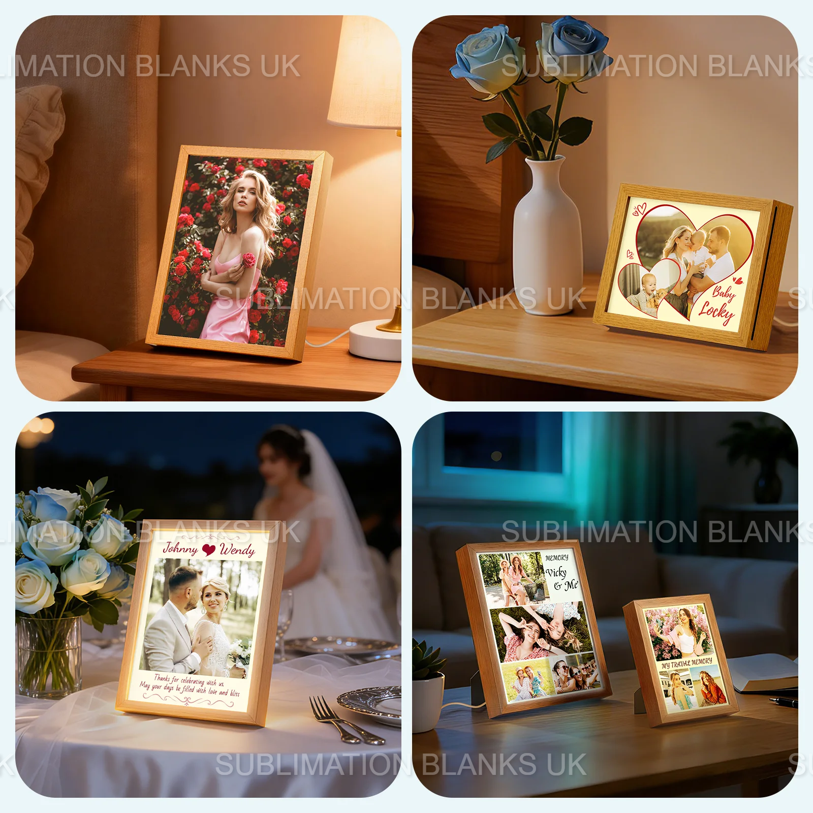 PRE-ORDER A5 Sublimation LED Photo Frame