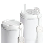 Sublimation tumbler with straw