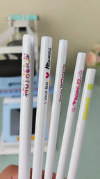 Sublimation straws