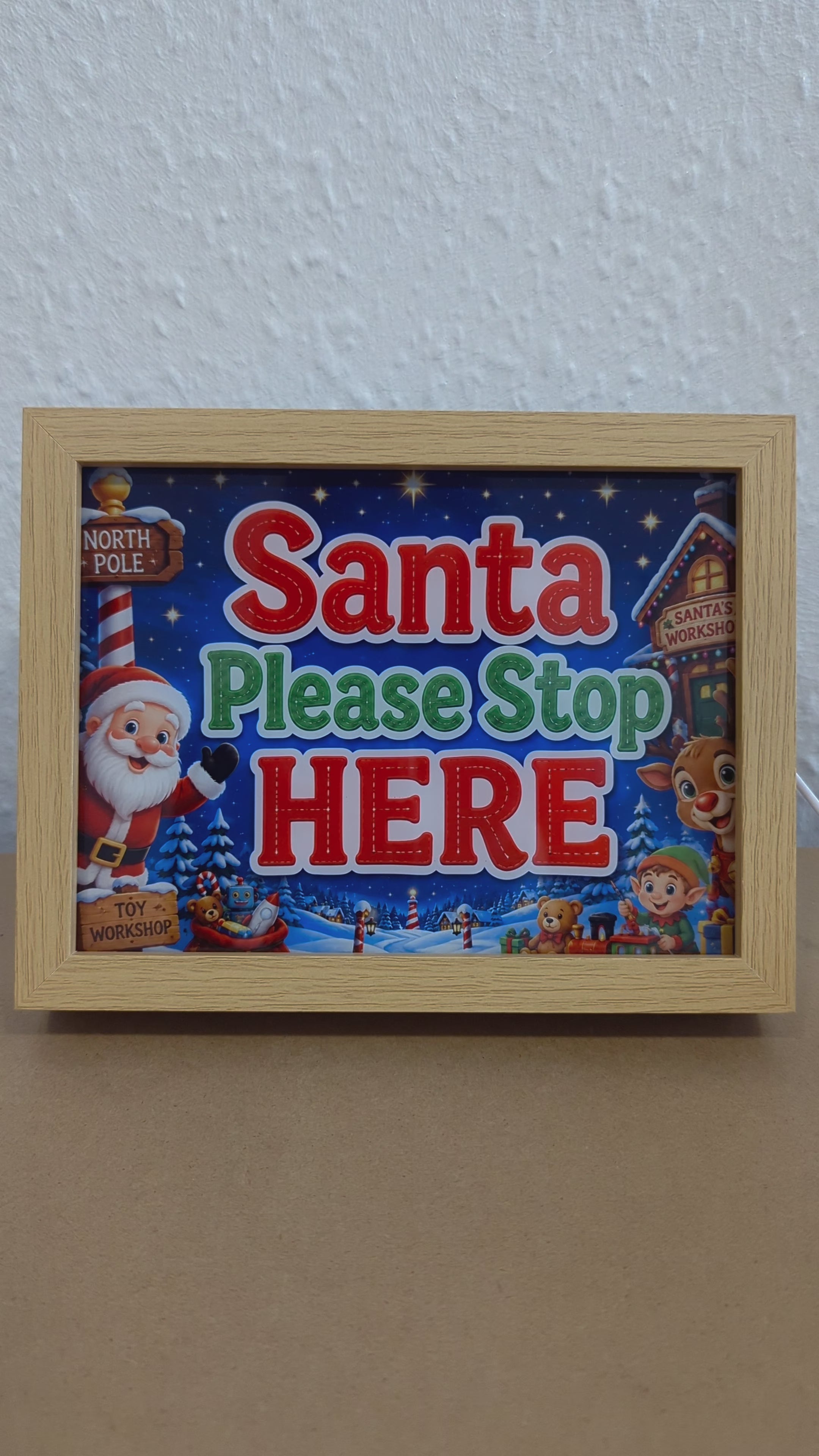 A5 Sublimation LED Photo Frame