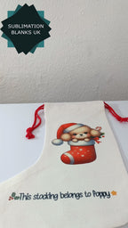 Linen Sublimation Stocking