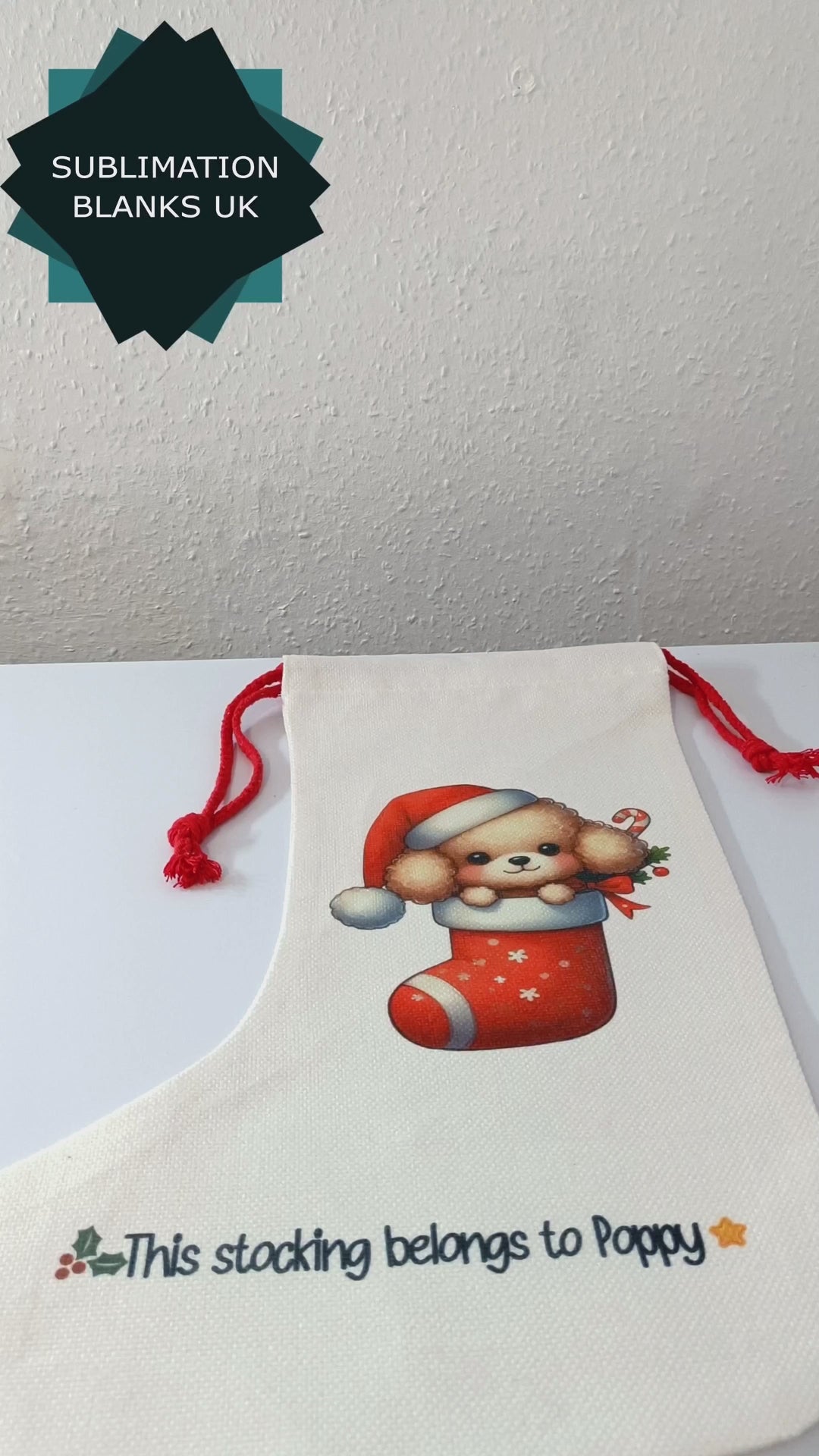 Linen Sublimation Stocking