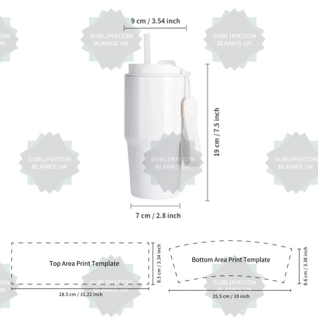 20oz Sublimation Travel Mug (Multi-pack)
