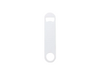 10x Sublimation White Metal Bar Blade Bottle Opener